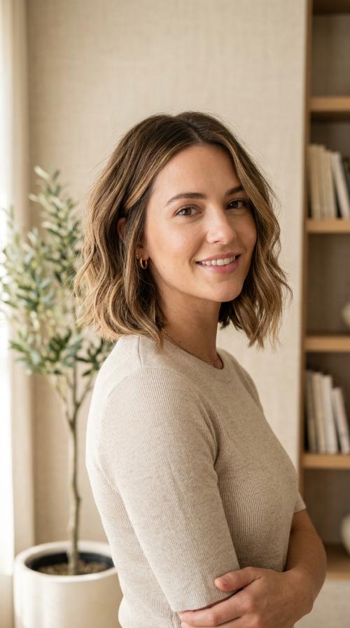 A-Line Bob with Subtle Layers