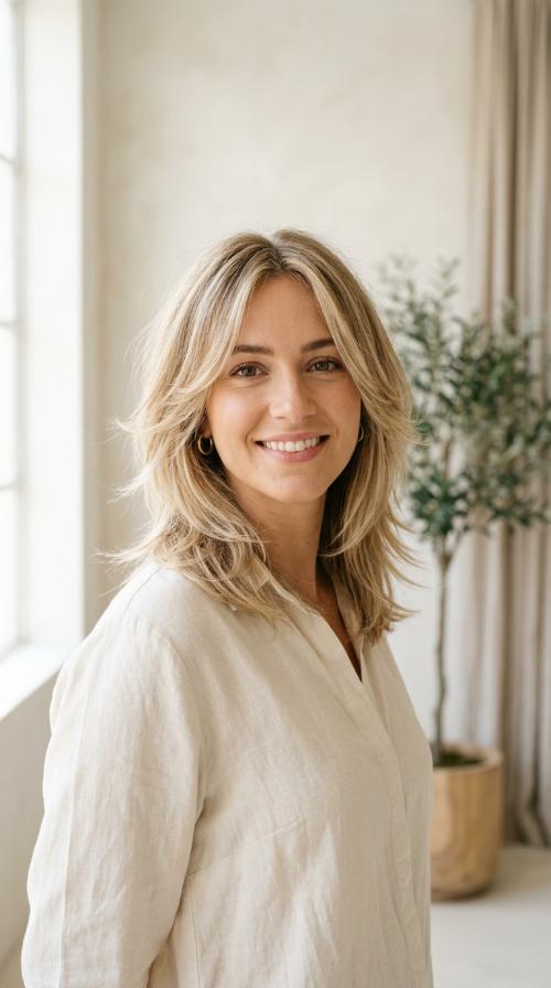 Airy Layers for Fine Hair