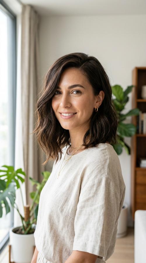 Angled Lob with Deep Side Part