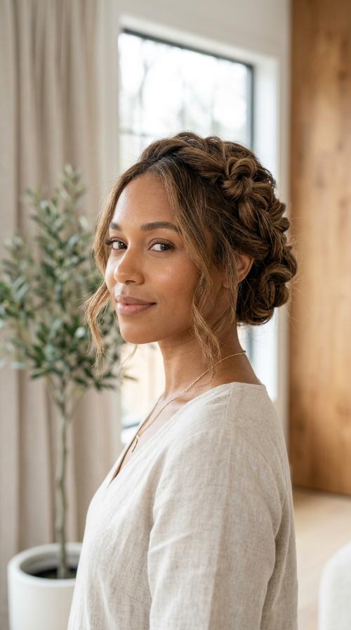 Artistic Knotted Updo