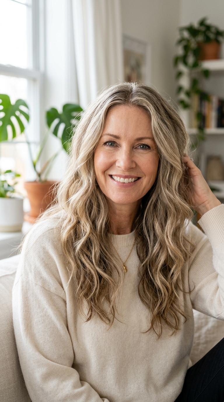 Ash Blonde Beach Waves