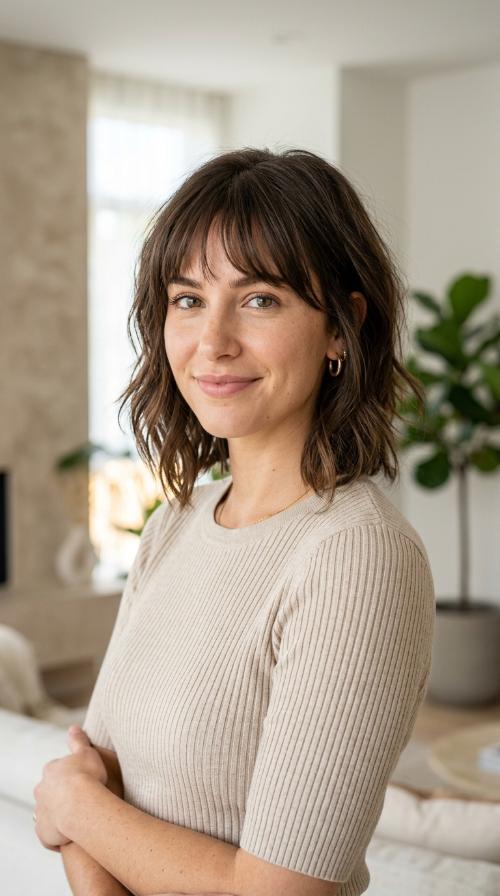 Asymmetrical Medium Cut