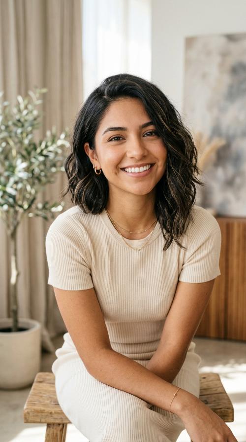 Asymmetrical Mid-Length Bob