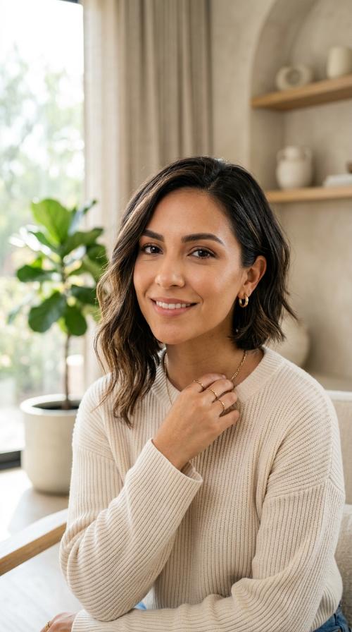 Asymmetrical Mid-Length Bob