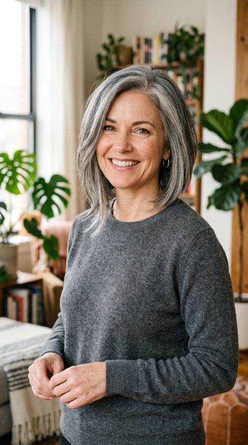 Asymmetrical Mid-Length Cut