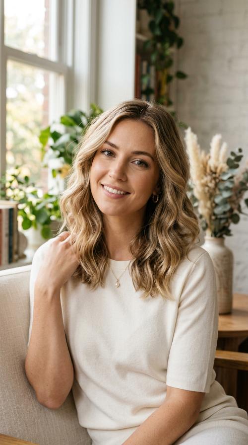Beachy Waves for Medium Hair