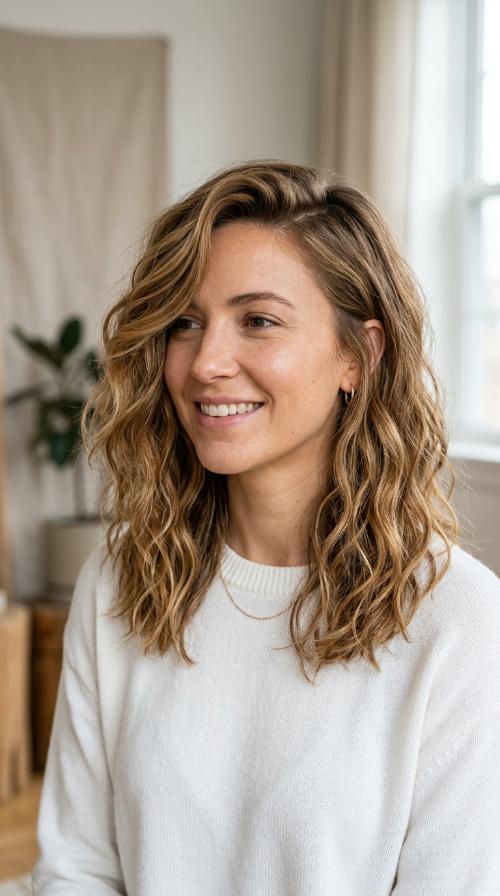 Beachy Waves with Deep Side Part