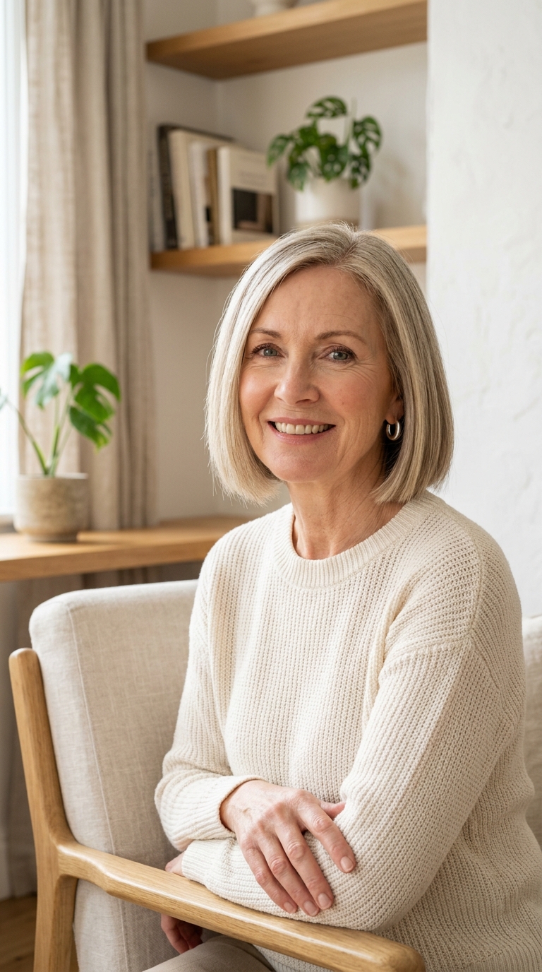 Blunt Chin-Length Bob