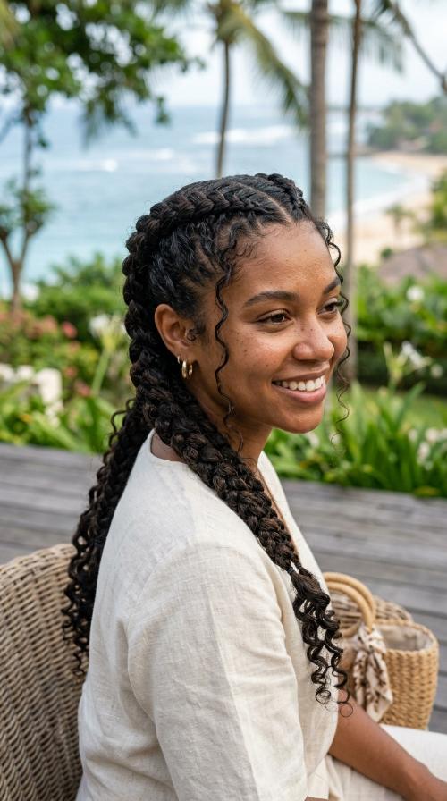Bohemian Dutch Braids