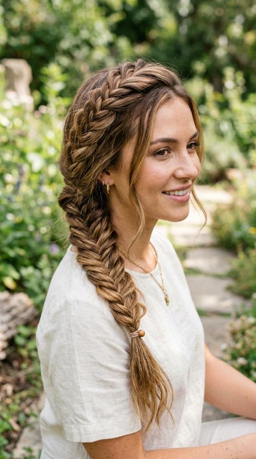 Bohemian Fishtail Braid
