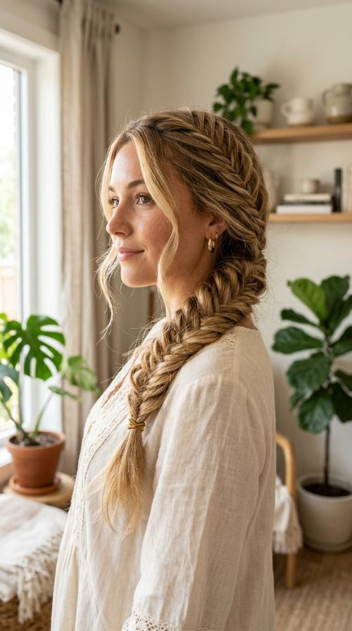 Bohemian Fishtail Braid