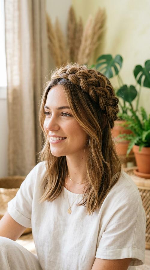 Bohemian Halo Braid