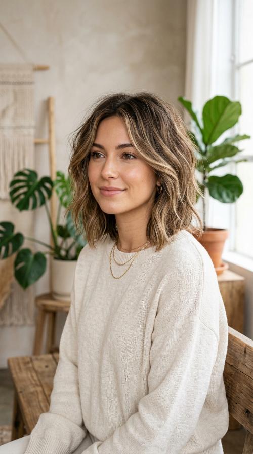 Bohemian Layered Bob