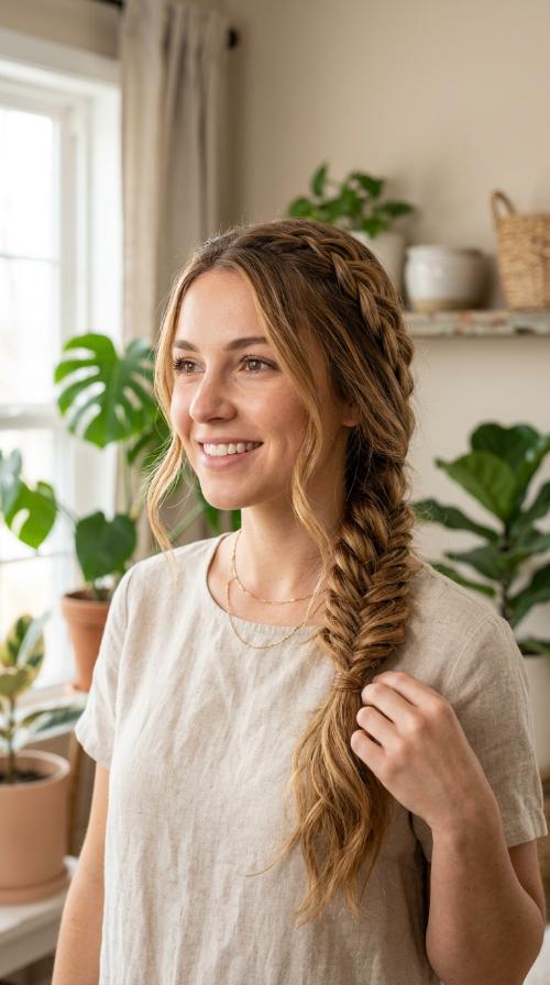 Bohemian Side Braid