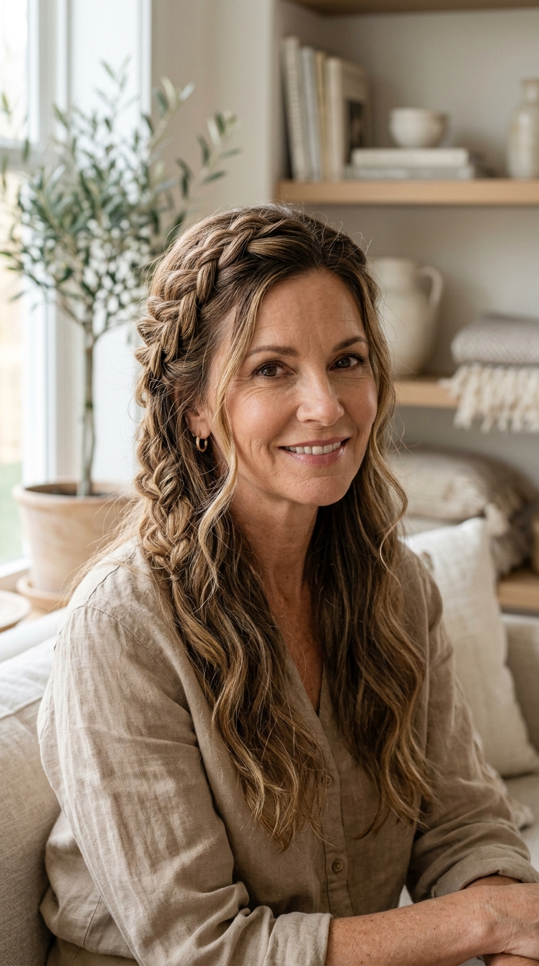Boho Braided Half-Up