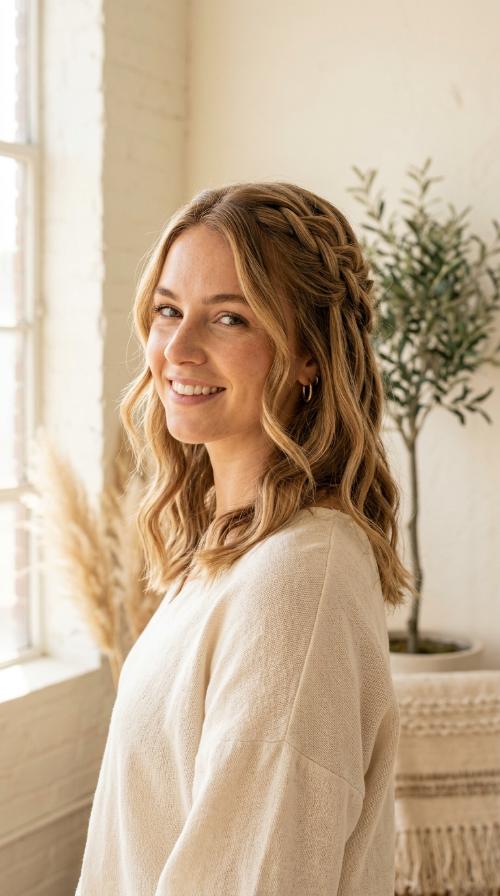 Boho Waterfall Braid