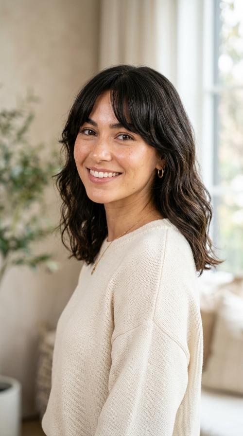 Bottleneck Bangs with Mid-Length
