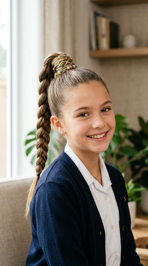 Braided Ponytail Wrap