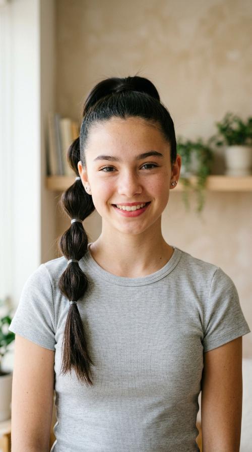 Bubble Braid Ponytail