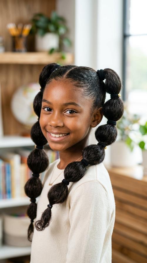 Bubble Ponytails