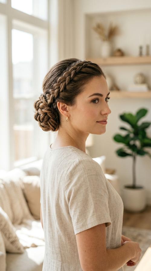 Chic Braided Chignon