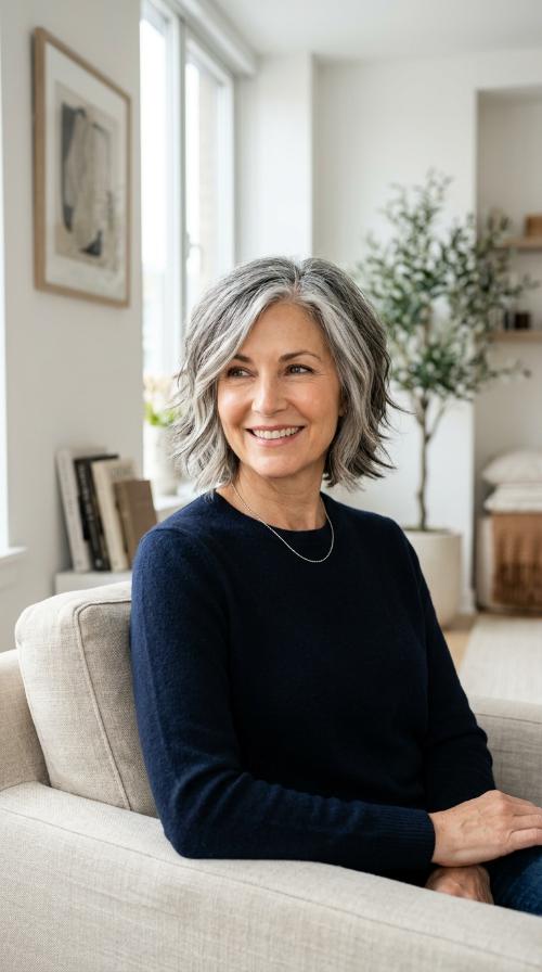 Choppy Mid-Length with Highlights