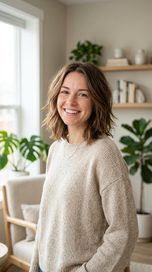 Choppy Shoulder Length