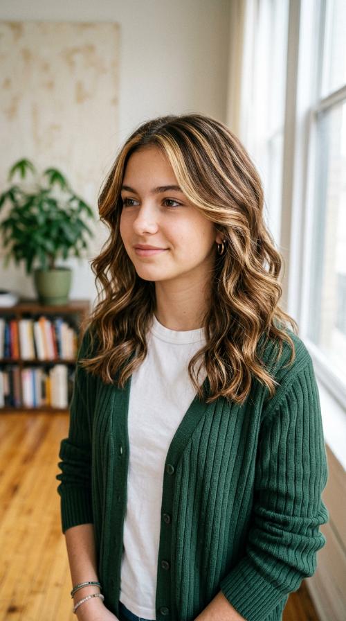 Chunky 90s Highlights with Soft Waves
