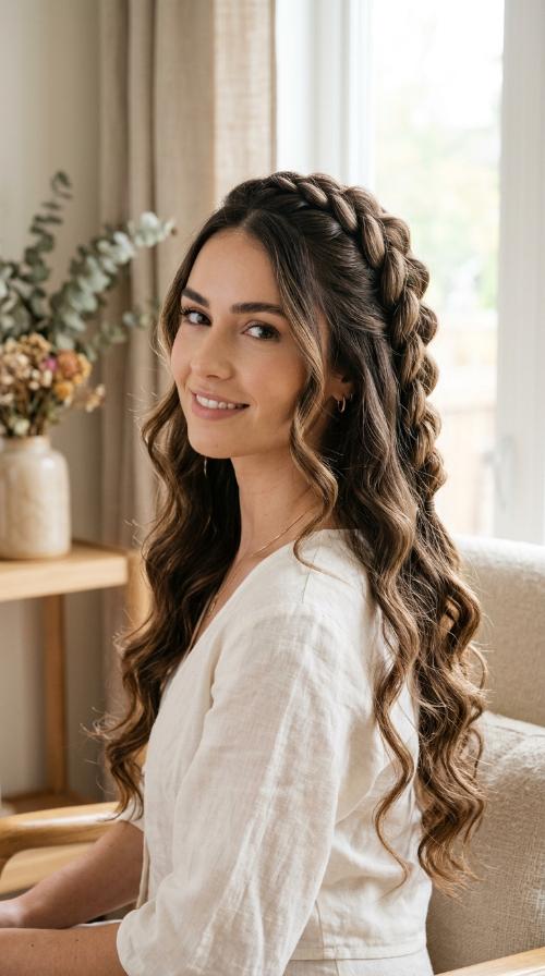 Chunky Pull-Through Braid with Mermaid Waves