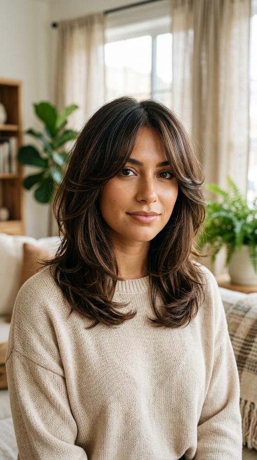 Classic Blowout with Soft Side Bangs