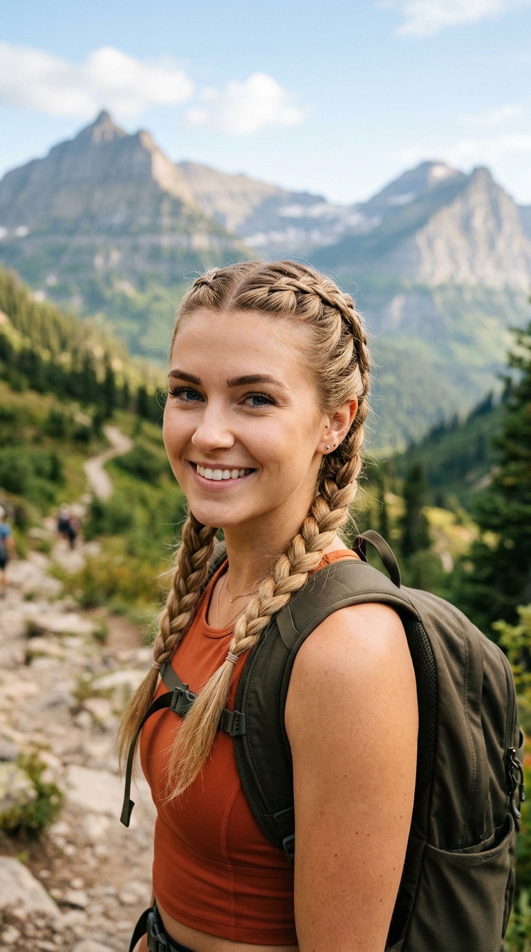 Classic French Braids
