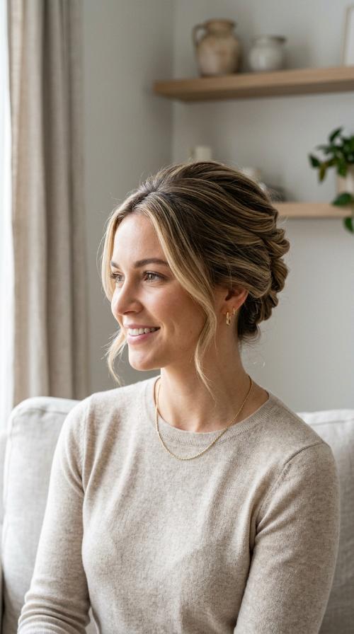 Classic French Twist (Modernized)
