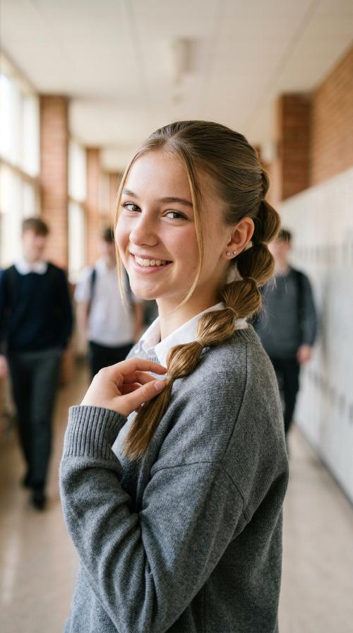 Classic Single Bubble Ponytail