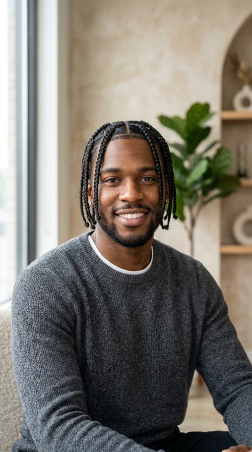 Classic Square Box Braids