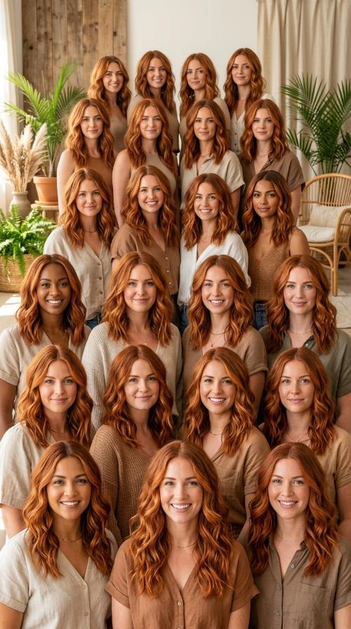 Copper Toned Waves