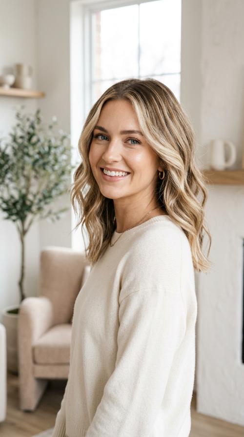 Creamy Vanilla Blonde Highlights