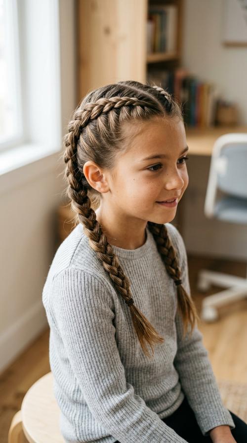 Criss-Cross Dutch Braids