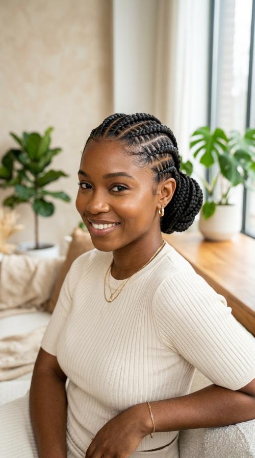 Criss-Cross Pattern Stitch Braids