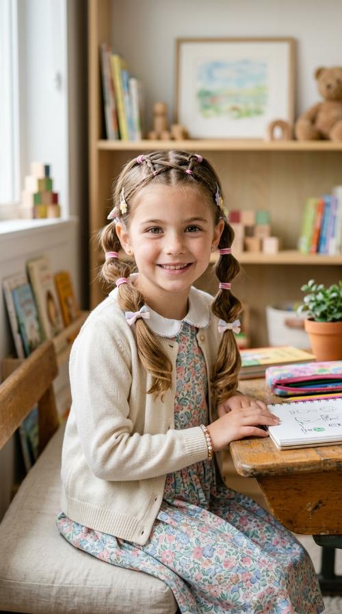 Criss-Cross Pigtails