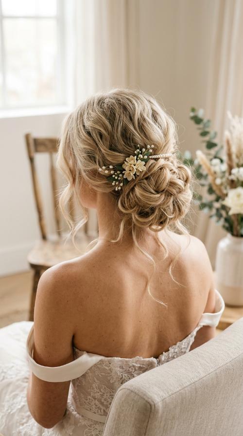 Deconstructed Messy Romantic Bun