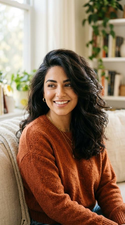 Deep Side Part with High Volume