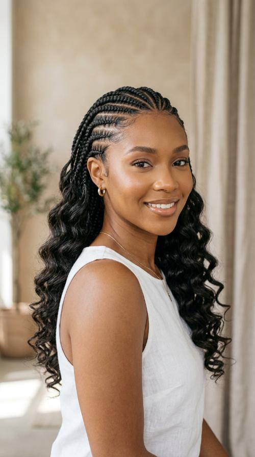 Diagonal Feed-in Braids with Polished S-Waves
