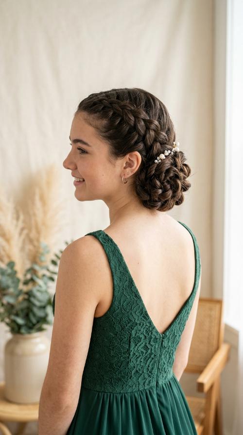 Double Dutch Braid Rosettes