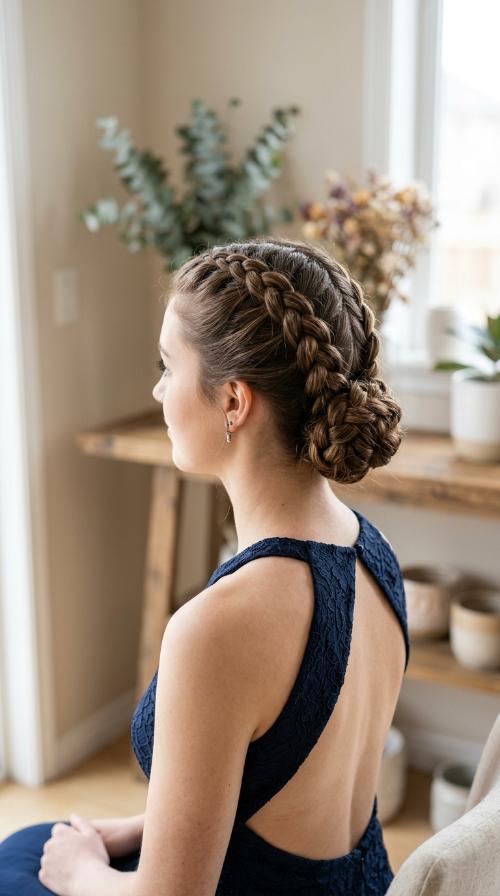 Double Dutch Braided Bun
