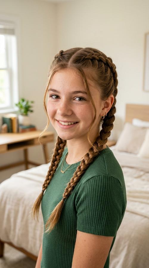 Double Dutch Braids