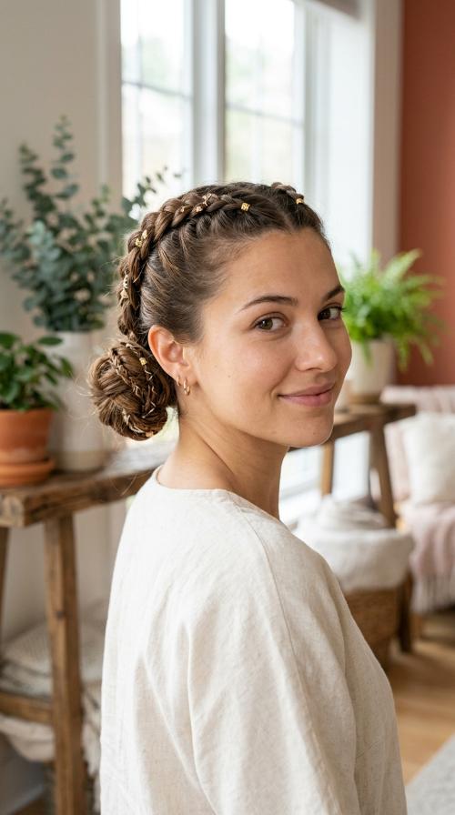 Double Dutch Low Buns