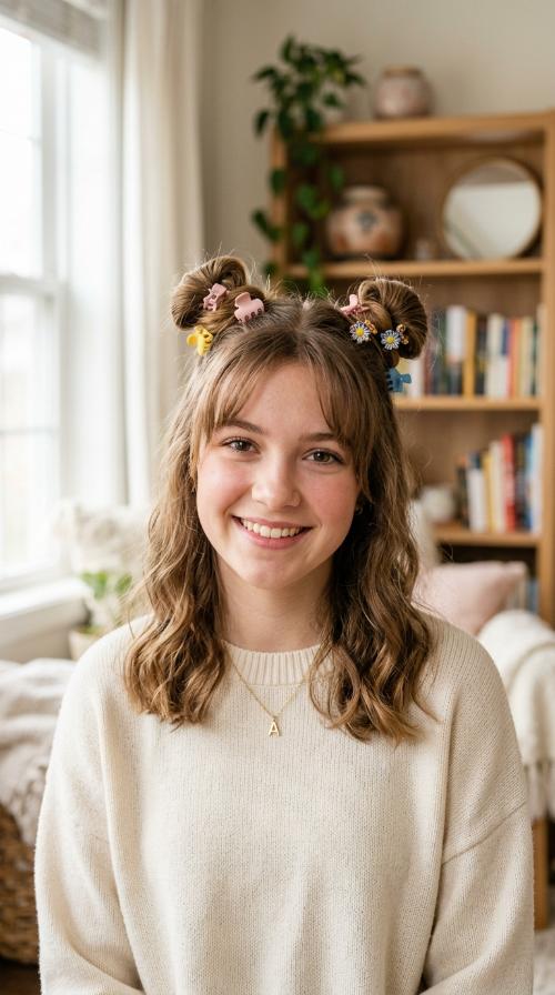 Double Mini Space Buns
