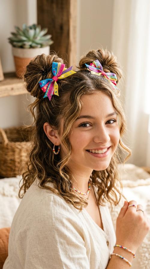 Double Space Bun Bows