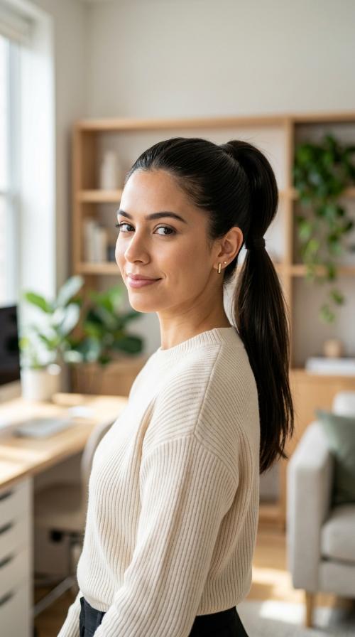 Double-Stacked Sleek Pony