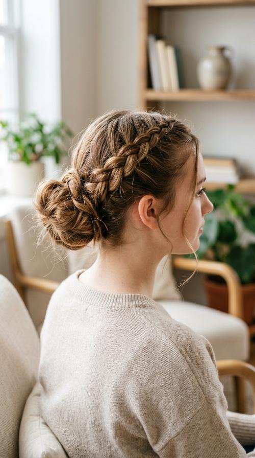 Dutch Braided Bun